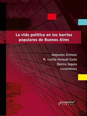 cover image of La vida política en los barrios populares de Buenos Aires